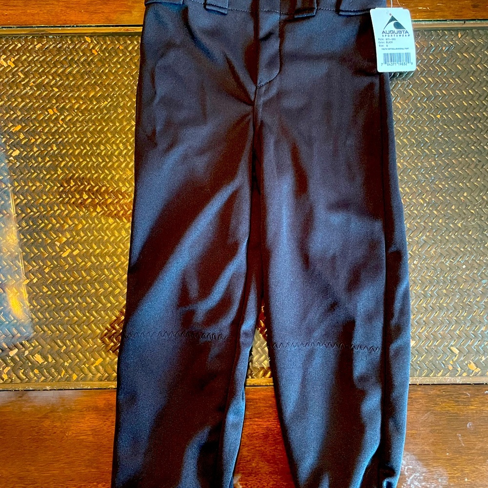 Girls black softball pants